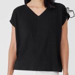 Eileen Fisher  100% Linen Pink Women’s Blouse Photo 0