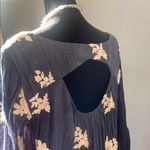 Westport Navy Dress with White Floral Pattern loose fit keyhole back medium Photo 3