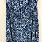 Madewell Smocked Halter Midi Dress Floral Blue Ditsy Cottagecore Fairy US 8 NWT Photo 13