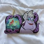 Lounge Fly Disney Villains Scenes Ursula Ariel Crystal Ball Flap Wallet  NWOT Photo 0