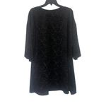 Cest La Vie Women's Size Large Whimsical Goth Witchy Velvet Open Front Cardigan Black Photo 8