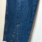 Good American Good Boy Jeans Straight Leg High Rise Split Hem Indigo Size 8/29 Photo 7