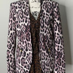 Robert Rodriguez ‎ leopard print open blazer jacket Photo 0
