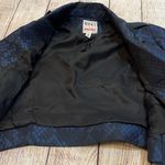 Impulse MADE Fashion Week for Impulse Moto jacket Navy Iridescent Size S Blue Photo 10