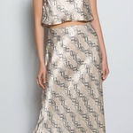 Bec & Bridge NWT Satin Python Blouse Size 2 Photo 0