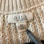 a.n.a  Womens Cardigan Sweater Cable Knit Oversized Chunky Knit Pockets Beige XS Photo 2