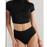 Good American  Compression Swim Tee in Black 4X NWT Photo 0