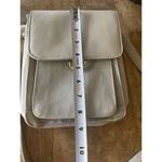 Jacqueline Ferrar Grey Genuine Leather Vintage Crossbody Purse Shoulder Bag Photo 6