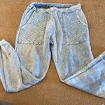 Michael Lauren Women’s Faded Blue Quilted Zip-up Hooded Sweatshirt/Pants - L Photo 10