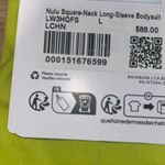 Lululemon NWT  Wundermost Ultra Soft Nulu Square-Neck Long Sleeved Bodysuit Photo 8