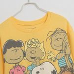 Hybrid Apparel Snoopy Peanuts and his friends yellow sweatshirt SZ L Photo 1
