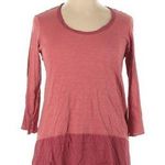 Anthropologie Left of Center x High/Low Button Back Top- XL Photo 0