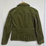 Jones New York Petite Dark Green Corduroy Jacket Women’s Size PP Button Down Photo 3