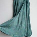 Gudrun Sjoden Faux Wrap Polka Dot Skirt Turquoise Women's Size Medium Green Photo 1