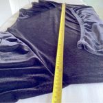 Mirasol Y2K Women’s L Maxi Black Velour Skirt Bias Ruffle Witchy WhimsiGoth Size L Photo 6