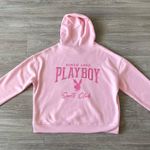Playboy  Since 1953 Sports Club oversized pink hoodie - large Photo 2