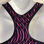 Under Armour  Black/Pink Abstract Design Compression HeatGear Sports Bra- Medium Photo 5