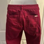 White House | Black Market Maroon Slim Leg Blanc Jeans- 4R Photo 6