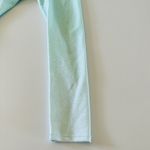 CARBON38 Bright Turquoise White Ombre Jacquard 7/8 Leggings Photo 4