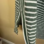 Eileen Fisher  Skirt 3X Organic Linen Jersey Striped Midi Straight Pull‎ On Green Photo 6