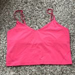 Lululemon Align Cropped Cami Tank Top Glaze Pink Sz 10 no padding Photo 0
