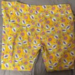 LuLaRoe Yellow Floral Leggings Photo 3