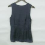 Banana Republic  8 V-Neck Satin Sleeveless Top in Deep Eggplant Photo 2