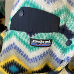 Patagonia  Colorful Retro Synchilla Fleece‎ Quarter Snap Pullover XXS Geometric Photo 5