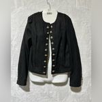 CZ Collection by Cezelle black blazer with gold button detail size L NWT Size L Photo 1