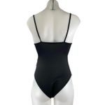 ZARA  Black Lace Sleeveless V Neck Cami Camisole One Piece Bodysuit Tank Top Sz M Photo 1