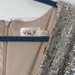 Eliza J Women's Jumpsuit Sequin Long Sleeve Belted Champagne
Size 16W Photo 1