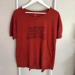 Aerie OFFLINE By  Unstoppable Red Oversized T-Shirt Photo 2