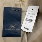 Brooks Brothers 346 Tan Linen Blazer Jacket Womens Size 14 NEW Business Preppy Photo 5