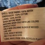 Knox Rose Knox‎ Rose Blue Tie-Dyed Eyelet Flutter Sleeve Off-the-Shoulder Top Size Large Photo 11