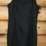 Alexis Revolve  Black Metallic Tweed Mini Dress Photo 0