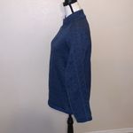 Storm Pack Women's Quarter Zip Comfort Fit Cozy Fleece Sweater Blue Size M Photo 4