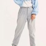 Free People We the Free Blue/White Striped Railroad Low Slung Pleated Jeans Photo 11