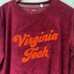 Pressbox Virginia Tech Women's Maroon Long Sleeve Top Sz Small Photo 1