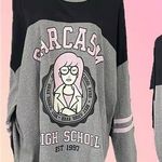 Torrid NWOT Ripple Junction Gray MTV Daria Sarcasm High School LS Varsity Tee Size 2X Photo 1