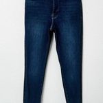 frame denim [Frame] Le One Skinny Two Tone Stretch Teller Mid Rise Jeans Ankle Length Sz 30 Photo 2