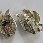 Vintage Pakula Silver Toned Winged Feather Statement Costume Clip Photo 4