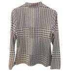 Tail medium 3/4 zip long sleeve tan white Photo 1