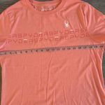 Spyder  Activewear T Shirt Orange Size Large Photo 3