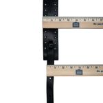 Vintage Olga Santini Wide Statement Belt S Leather Corset Style Waist Cinching Black Photo 11