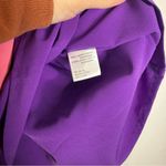 LDT Colorblock Belted Dress Size 4 – Purple Pink Navy Short Photo 4