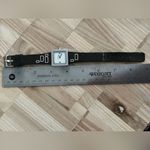 Fossil Ladies Watch Brown Leather Strap Square White Dial Stainless Accents Photo 11