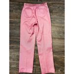 St. John Sport Pants Size 4 Metallic Shine Pink High Waist Straight Leg Dress Photo 1