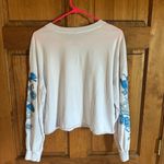 Detroit Lions Wear White Long Sleeve Shirt with Blue Graphics Size M Photo 6