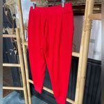 J.Crew Red Cotton Waffle Cozy Joggers Pajama Bottoms | Med 💚🎀 Photo 5