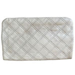 Marc Jacobs  Quilted Leather Envelope Clutch‎ Beige Cream Photo 4